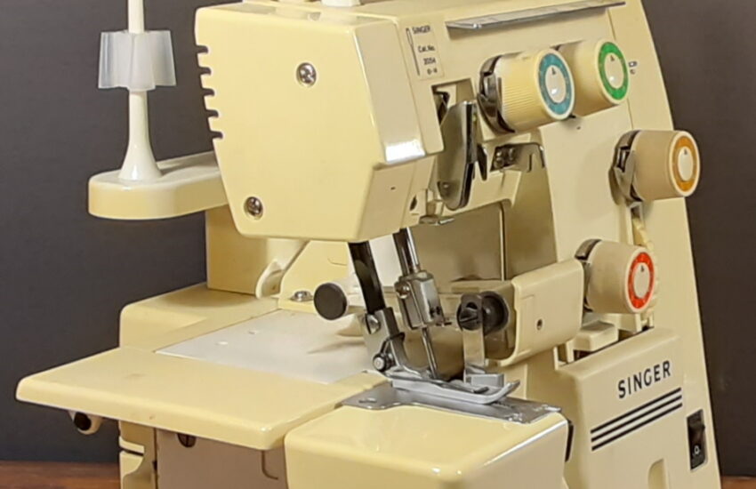 Singer 14U44B Serger Front Side View