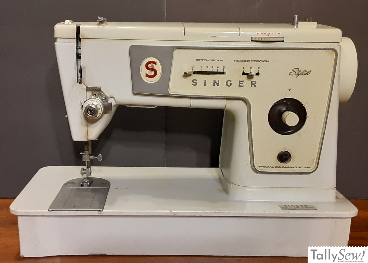 Singer 418 Stylist sewing machine from the front