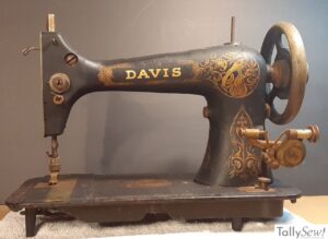 Davis Under Feed "UF" sewing machine from the front