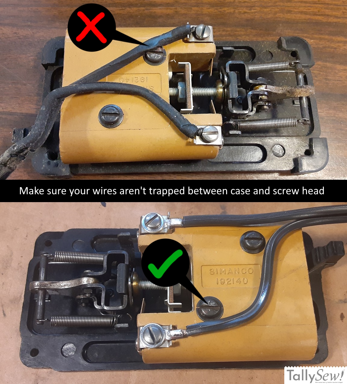 Poorly wired vs correctly wired motor controller
