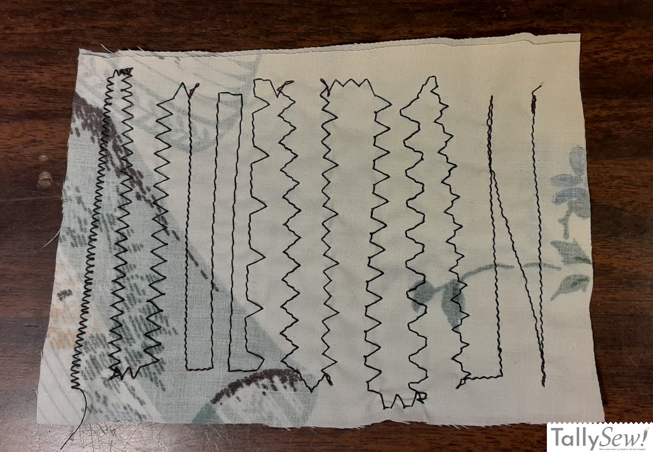 Top thread stitch sample from the Brother-JX2517