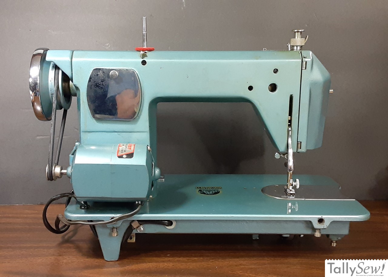 Morse 600 sewing machine from the back