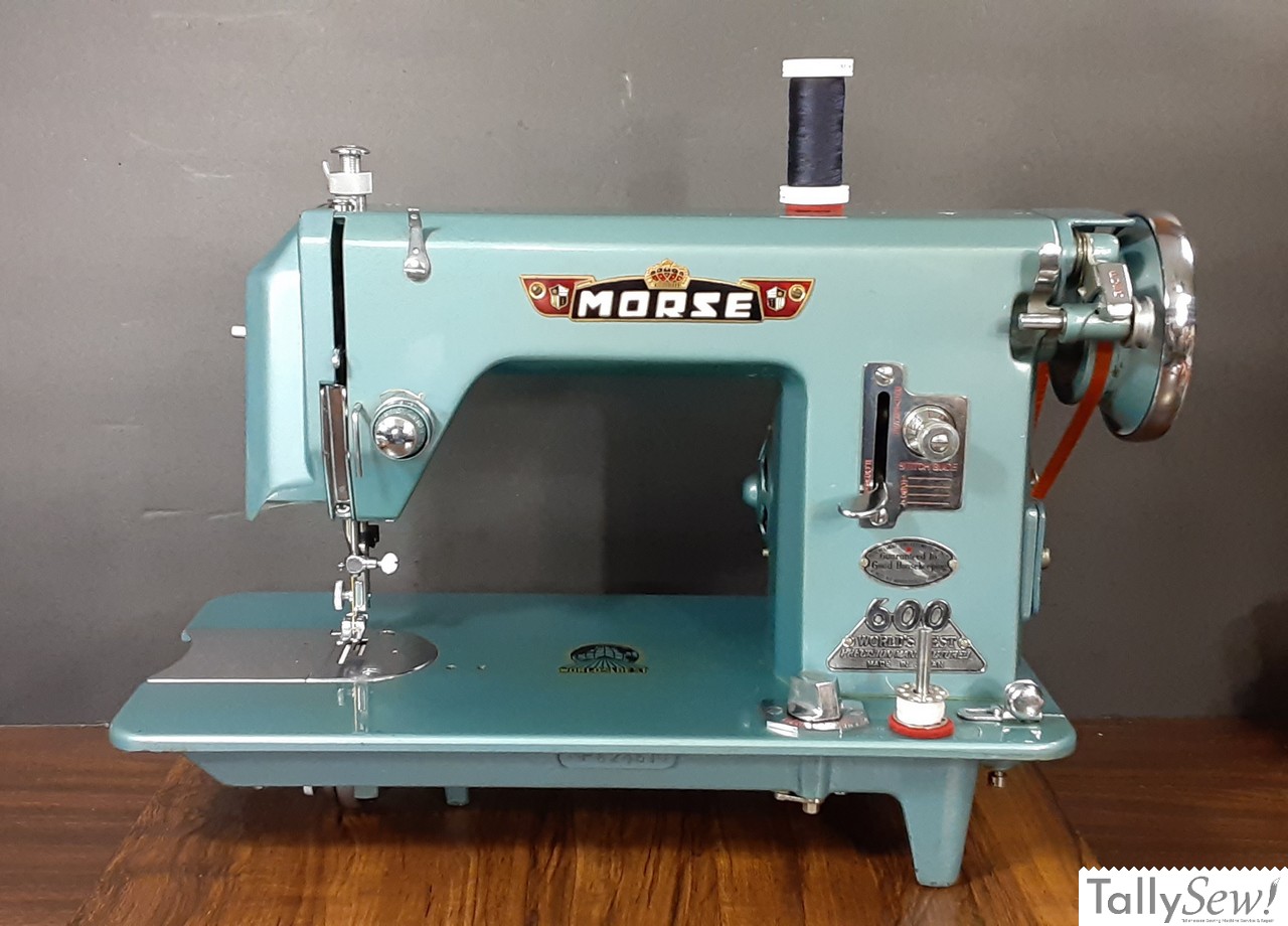 Morse 600 sewing machine from the front