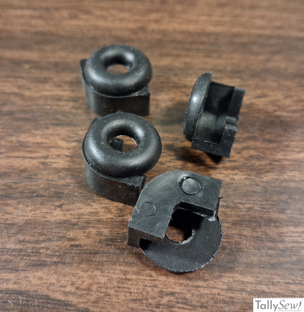 Full Vintage Restoration and Hybrid Resto would both include a vintage Singer Bakelite button motor controller and new rubber foot cushions for the controller.