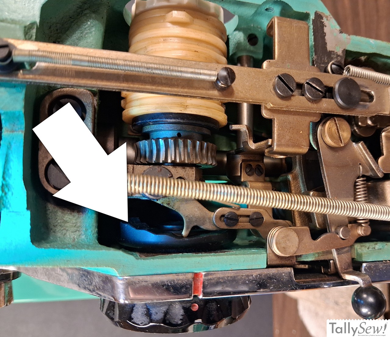 Nelco R-1000 removable plastic cam stack and selector cam