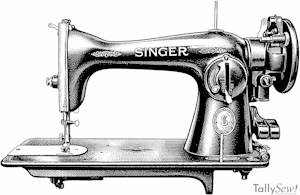 Illustration of a Singer 15-91